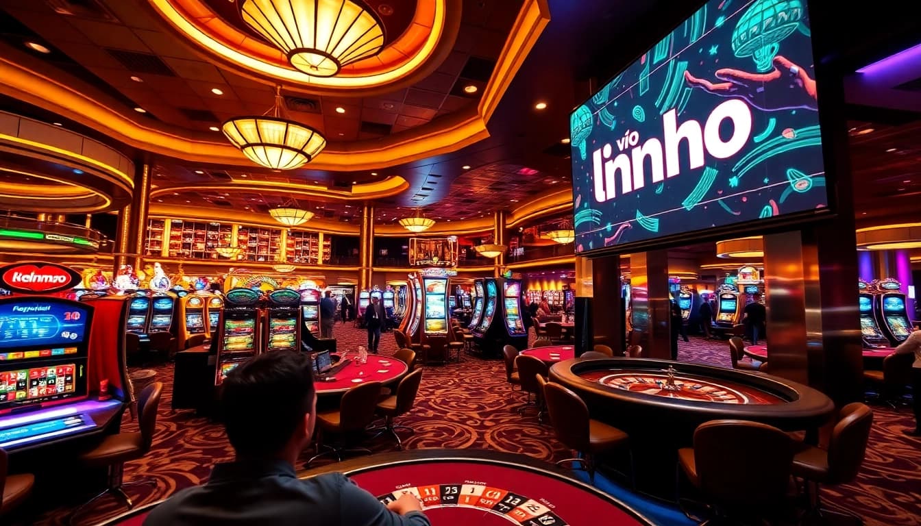 Engage in thrilling gameplay featuring link vào mmoo at a luxurious casino.