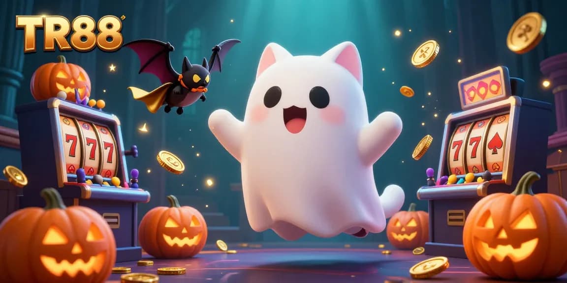TR88 players engage in thrilling adventures with the ghost cat, exploring captivating games and jackpots.