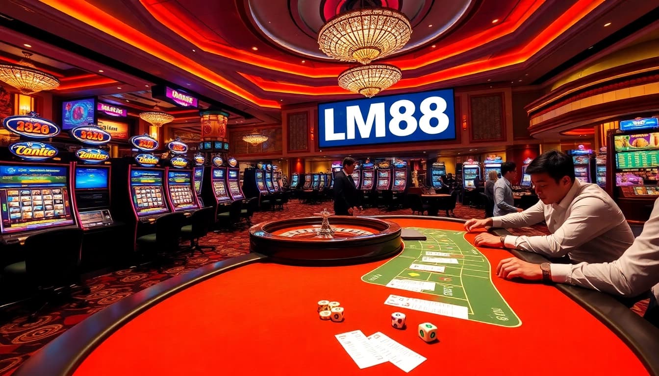 Experience MM88 excitement with vibrant casino visuals and engaging gaming elements.