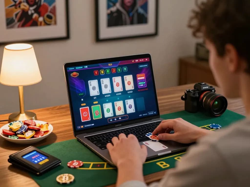 Engage with exciting online blackjack session, play with bitcoin from a cozy living room.