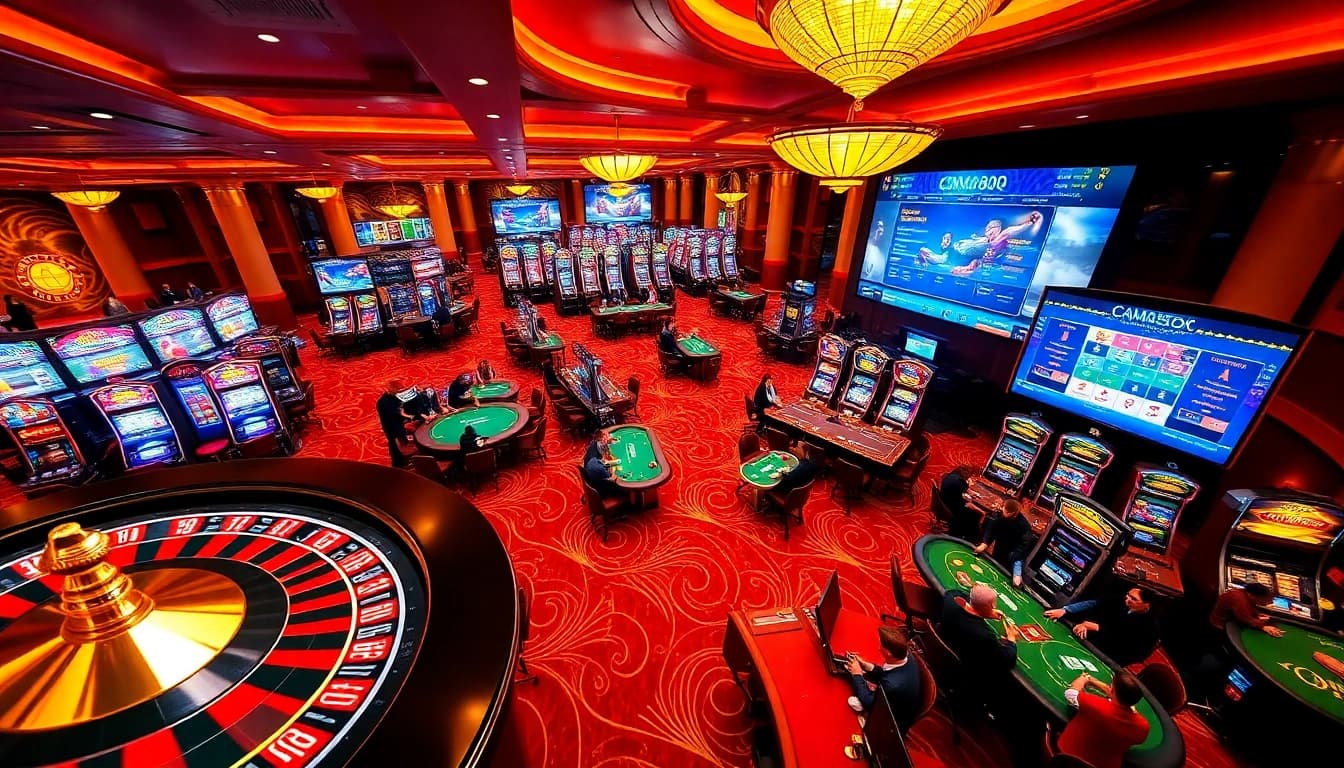 Experience the thrill of gambling at cm88.com with vibrant casino games and engaging players.