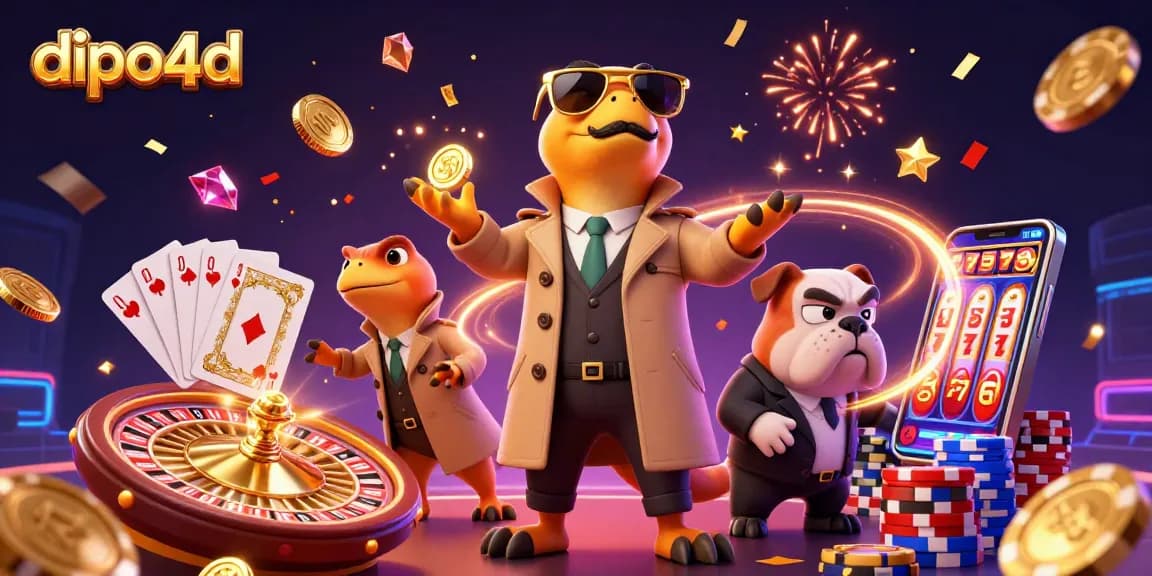 Experience dipo4d's vibrant energy as three raptors cleverly disguise themselves for casino entry.