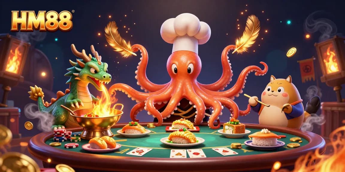 Experience thrilling poker action with HM88 in a vibrant scene filled with excitement and anticipation.