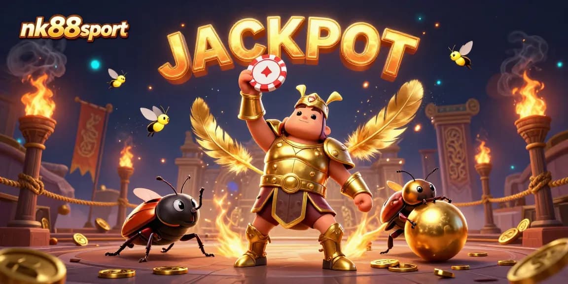 Experience vibrant online gaming action with nk88sport’s dynamic casino illustration art.