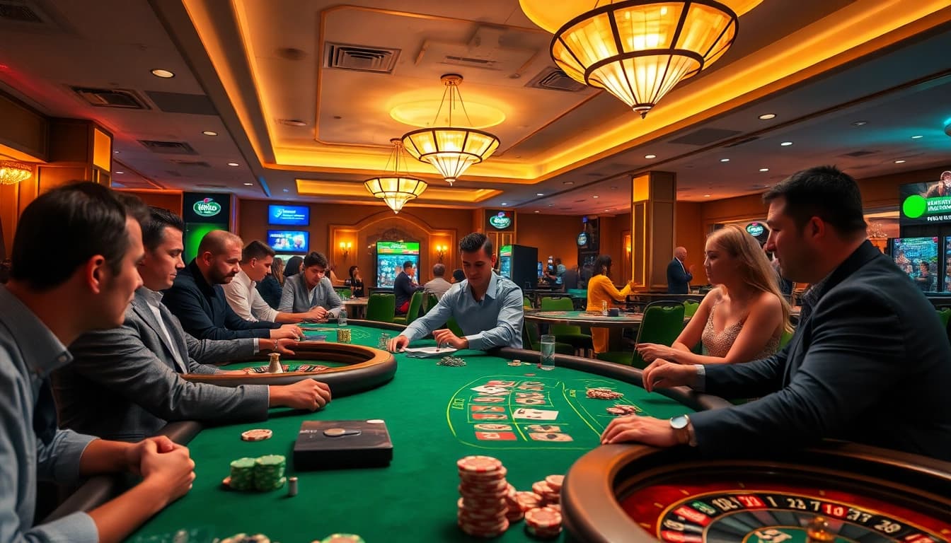 Experience the excitement of citinow with vibrant casino games and engaged players.