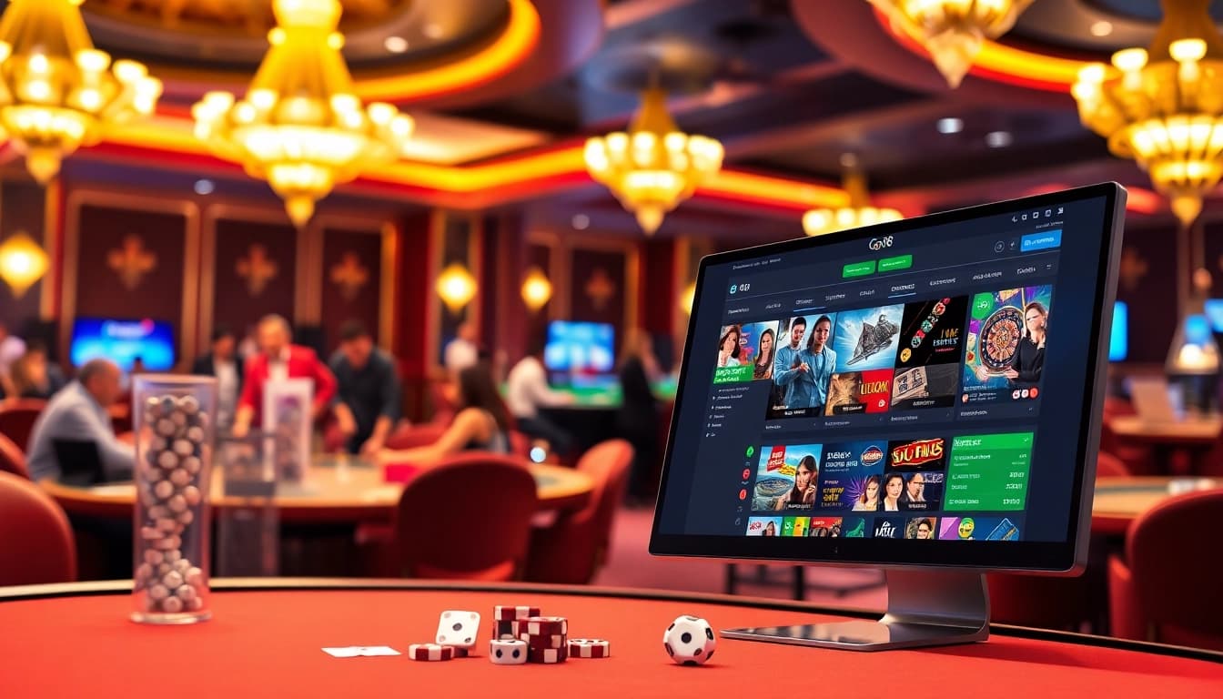 Players enjoying casino games at Go8's vibrant online interface.