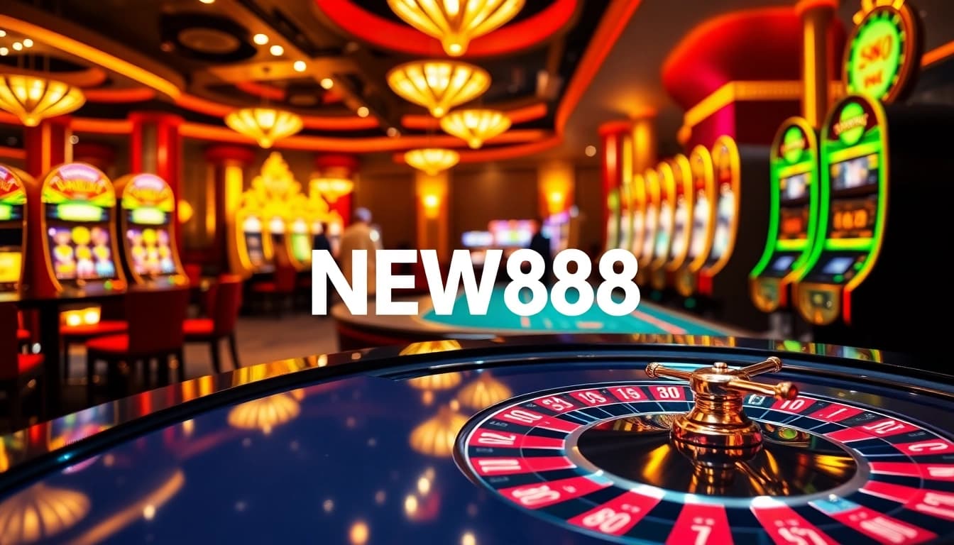 Experience the excitement of NEW88 with thrilling casino games and vibrant atmosphere.