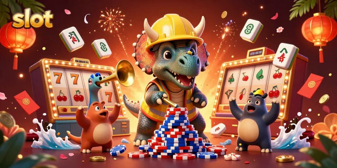 Engage with the slot excitement as ancient creatures celebrate jackpot wins!