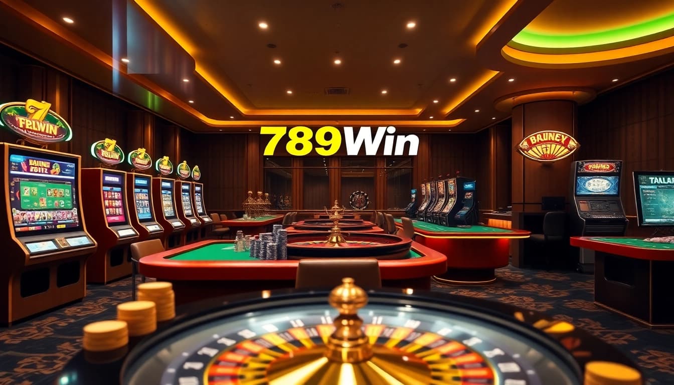 Experience thrilling gameplay at 789Win casino with exciting slot machines and poker tables.