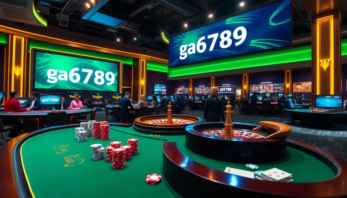 Engage with the excitement of online betting at ga6789 featuring luxurious casino elements.