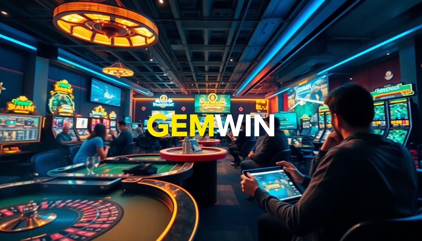 Experience the excitement of GEMWIN's online gaming world at https://gemwin.it.com/, showcasing diverse games and vibrant player interactions.