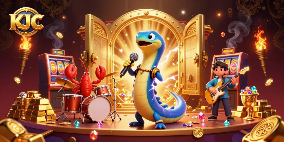 KJC players are engaging in thrilling underwater casino action with vibrant characters and rich treasures.