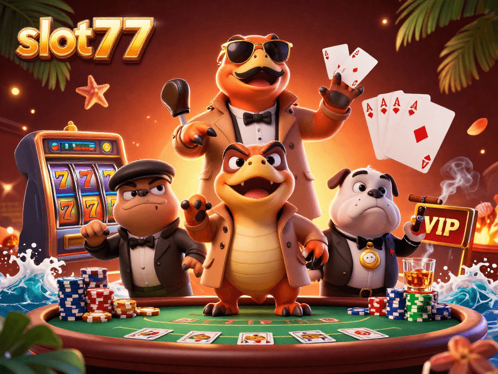 Menggandakan peluang menang dengan slot777 dan menampilkan tiga raptor yang lucu di kasino