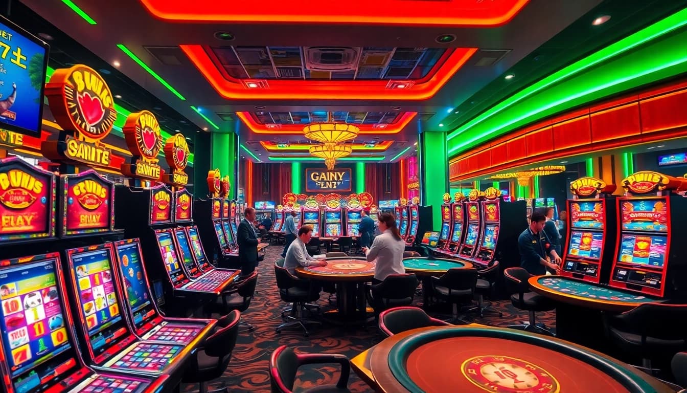 Engaging players experiencing thrills of 18vip娱乐 with vibrant casino games.