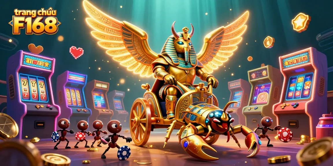 Experience gaming action at trang chủ F168 with vibrant characters and rich casino elements.