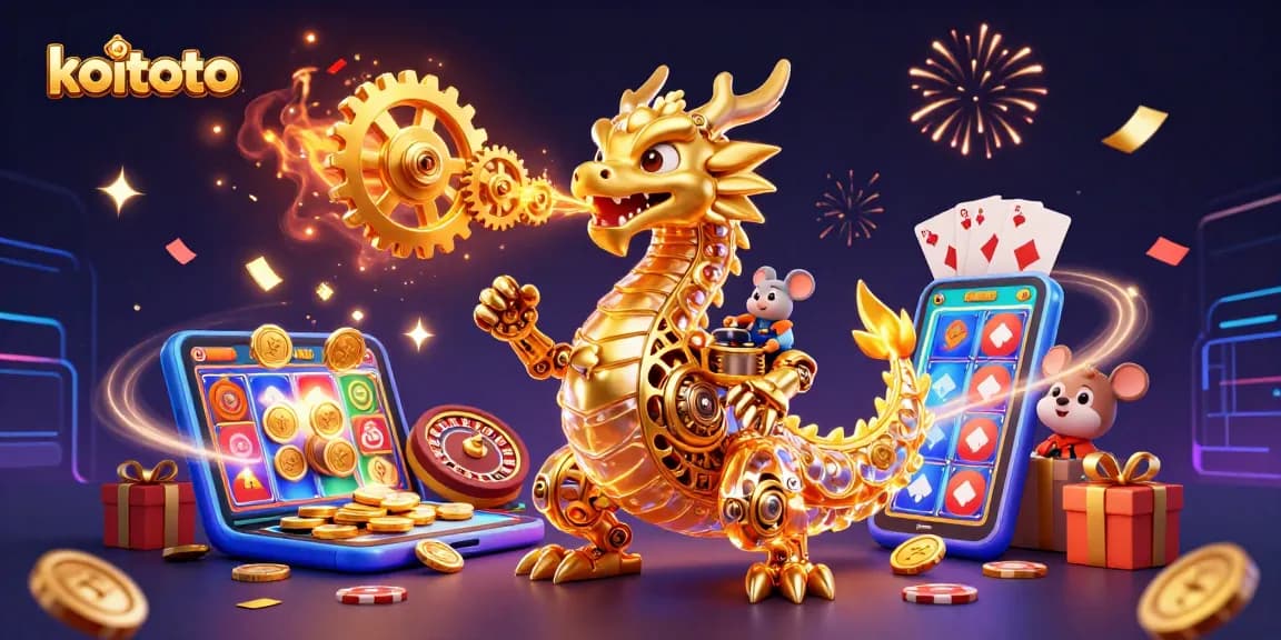 Engage with koitoto by experiencing dynamic, colorful slots in an exciting casino scene.