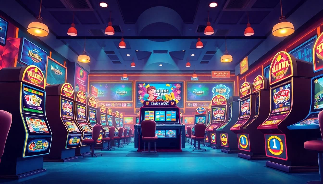 Nhatvip online gaming experience with vibrant casino elements and a secure atmosphere.