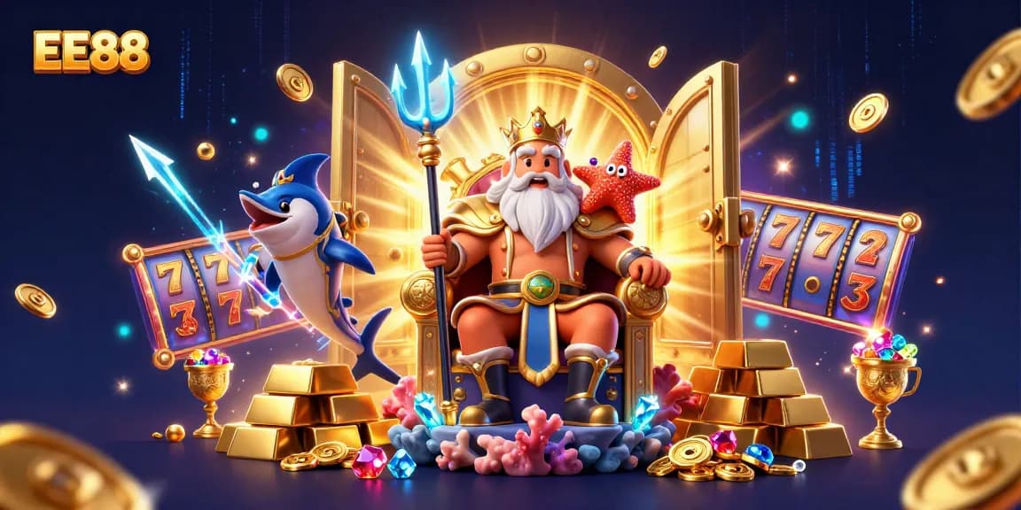 Engage with the thrilling EE88 casino adventure featuring vibrant game elements and characters.