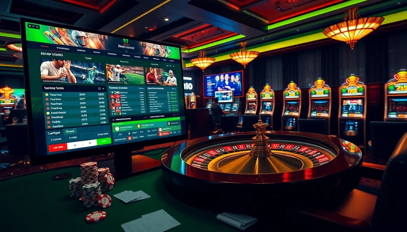 Exciting gambling scene at https://bet88vn.bio showcasing online sports betting and casino games.