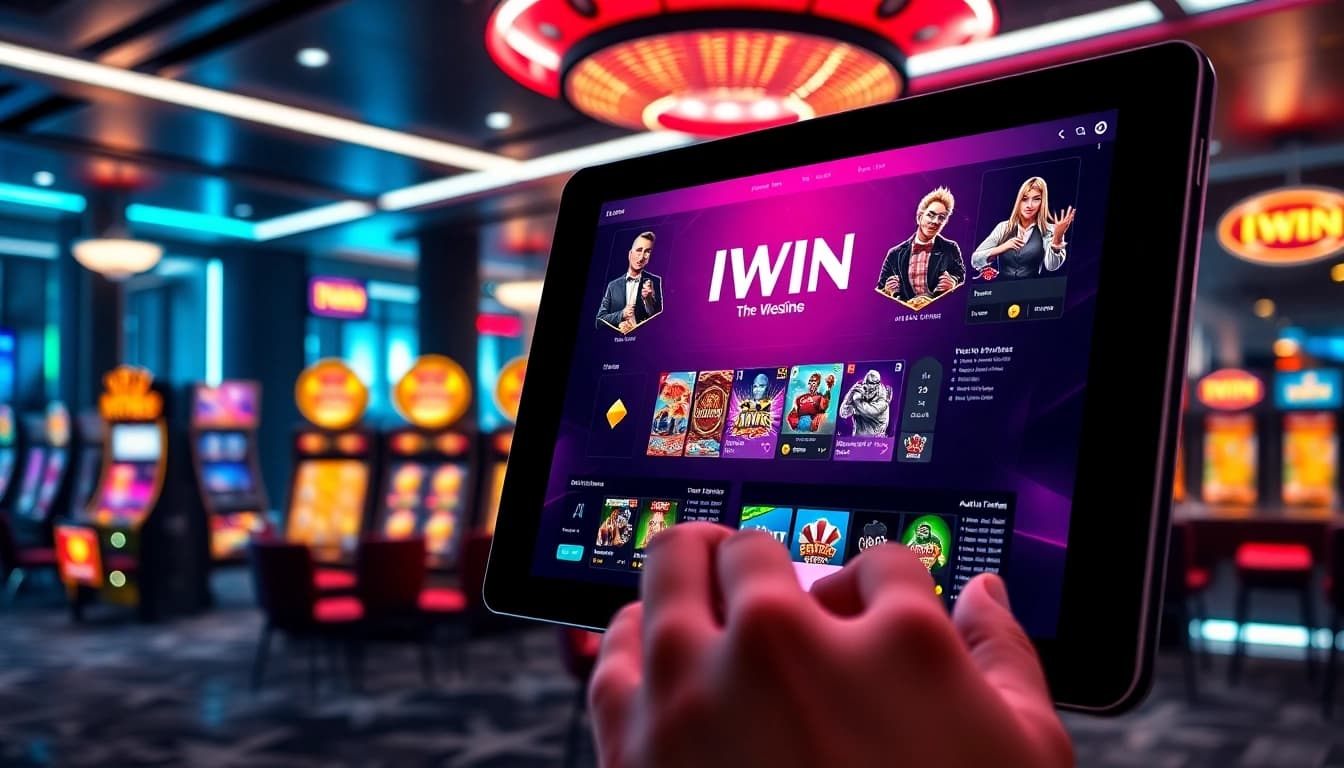 Engaging online gaming experience at IWIN with casino game options and user-friendly interface.