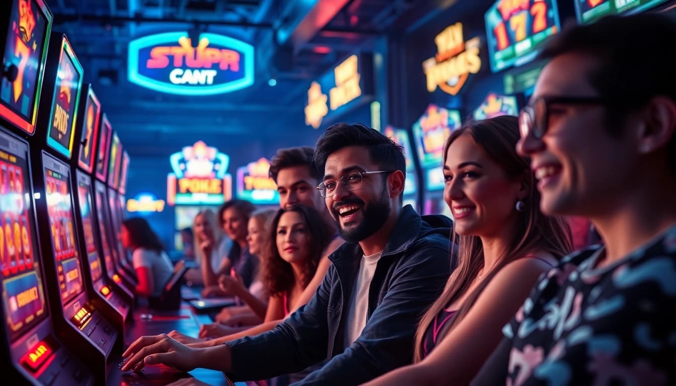 Twin68 online gaming platform showcasing diverse players engaged in exciting gambling experiences with vibrant digital games.