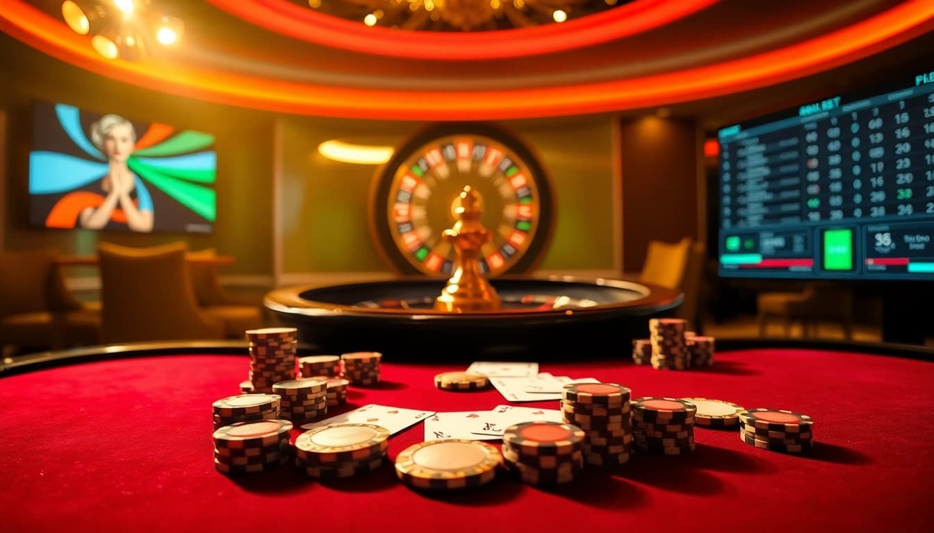 Experience the thrill of winning at 8kbet's luxurious casino gaming table.