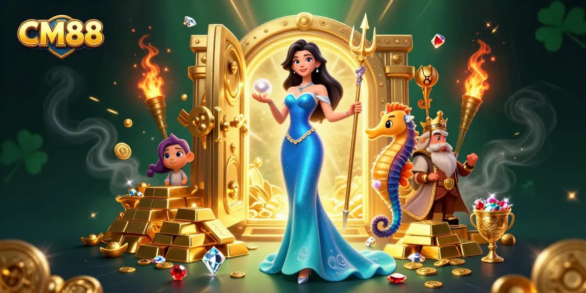 Experience strategic gameplay with CM88 featuring exquisite treasures and vibrant characters.