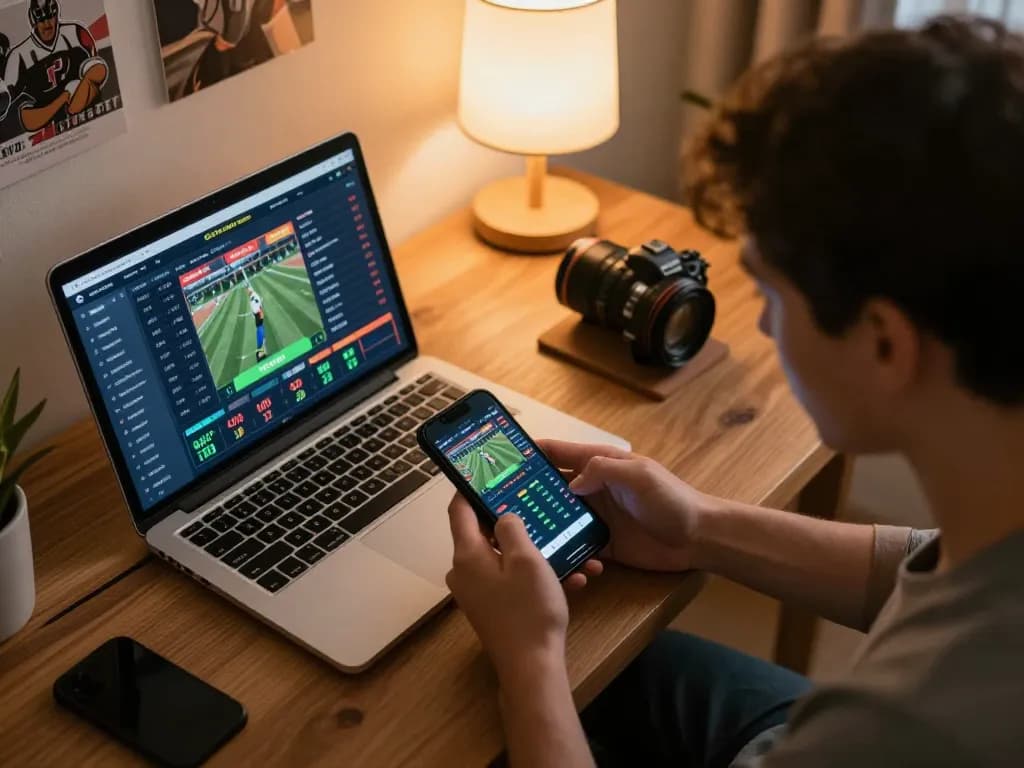 Check odds on smartphone for trang chủ 789win while analyzing sports betting strategies at home