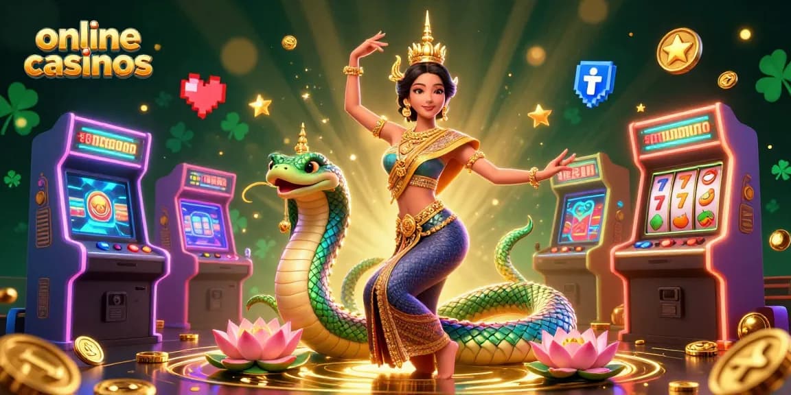 Experience the excitement of online casinos with stunning visuals of traditional themes and gaming elements.