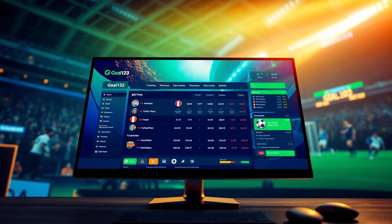 Experience Goal123's innovative online betting platform with dynamic features and vibrant interface.