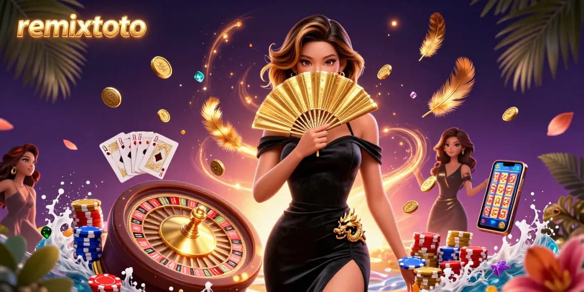 Join the excitement of remixtoto with a stunning depiction of online gambling featuring rich visuals and vibrant gameplay.