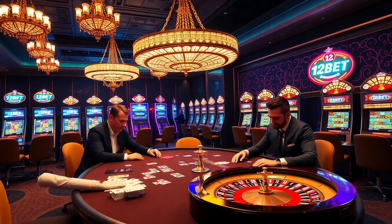 Experience the excitement of 12BET's casino with vibrant games and professional play.