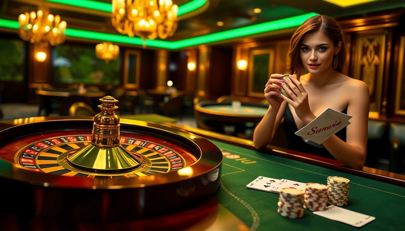 Experience the excitement of Sunwin with vibrant casino games and captivating visuals.