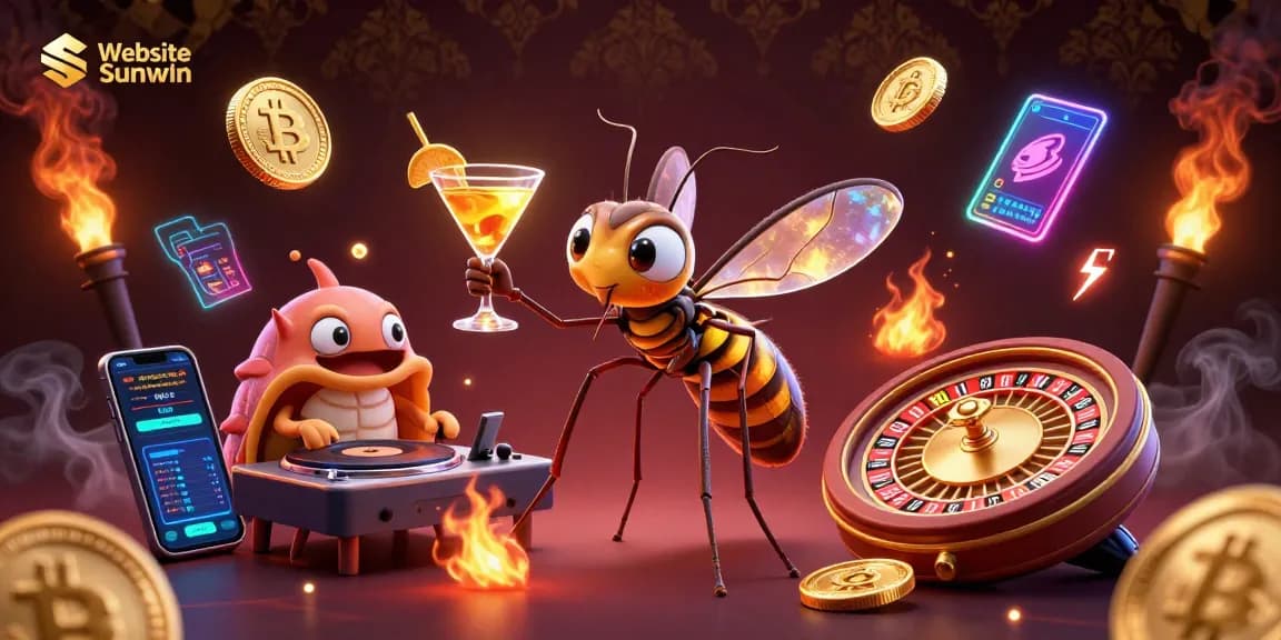 Win big with Website Sunwin's captivating casino scene featuring unique 3D characters.