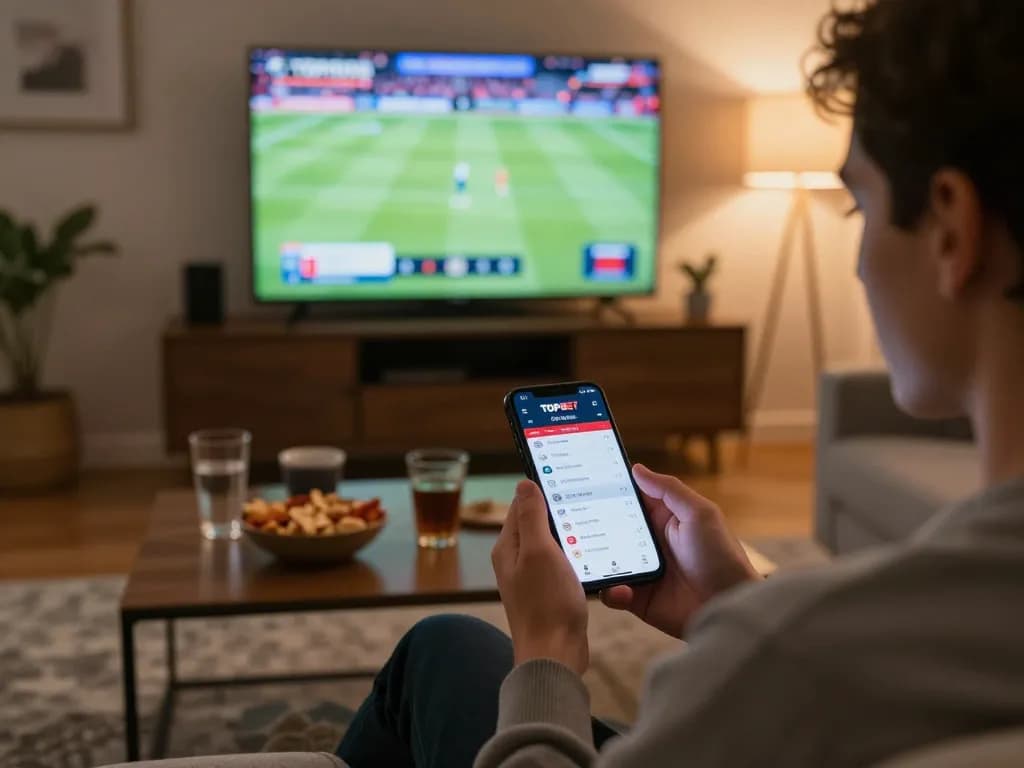 Experience exciting sports betting and promotions at TOPBET on your smartphone.
