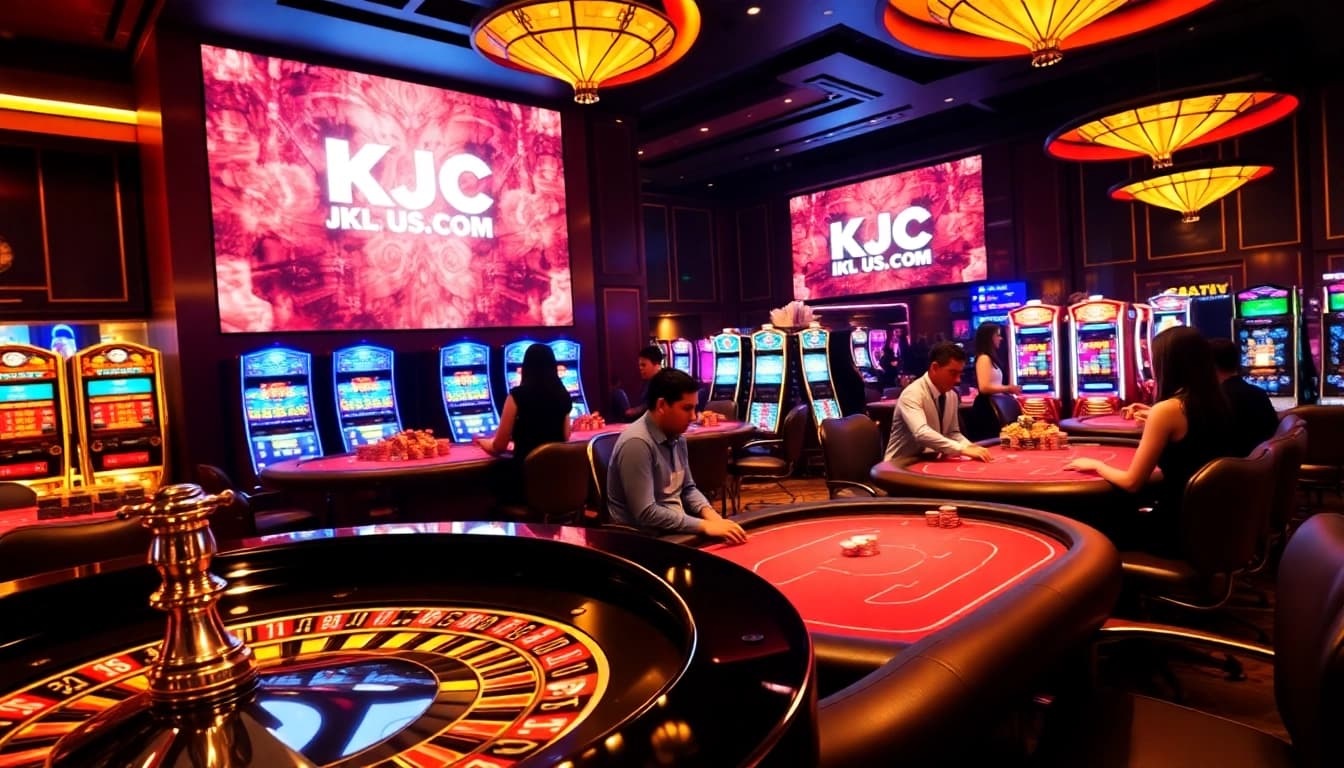 Experience exciting gameplay and winning moments at KJC US COM casino, featuring luxury tables and thrilling slots.