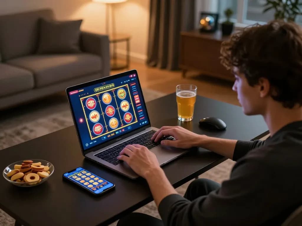 Engaging in exciting online gaming on jun88 casino app at home