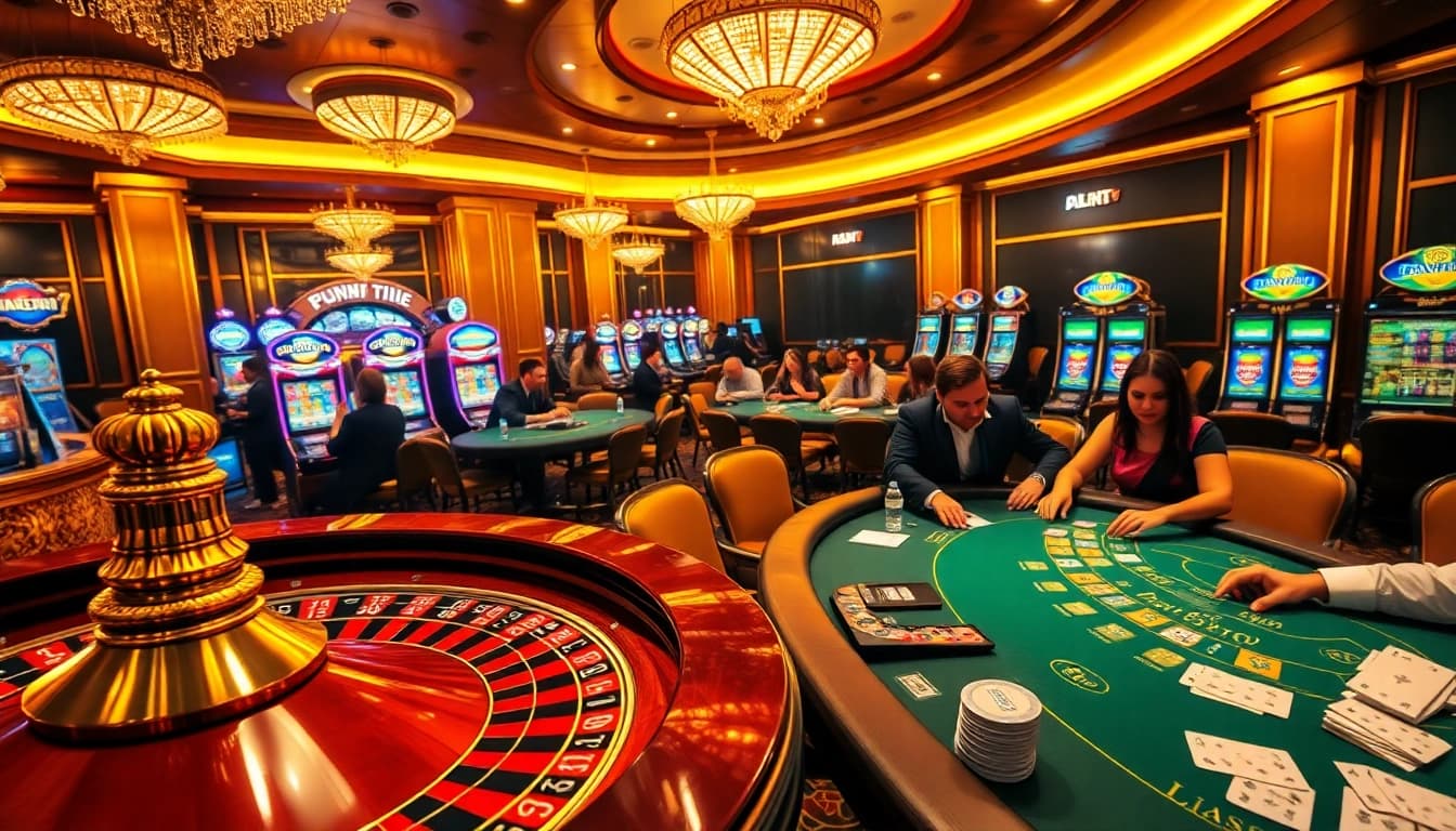 Betting on unforgettable experiences at nhacaiuytinvn.us.com in a vibrant casino setting.
