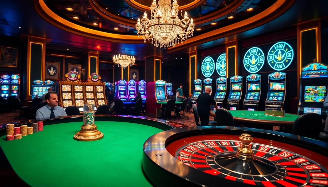 Experience thrilling bets at https://sunwin.builders/ with vibrant casino tables and excited players.