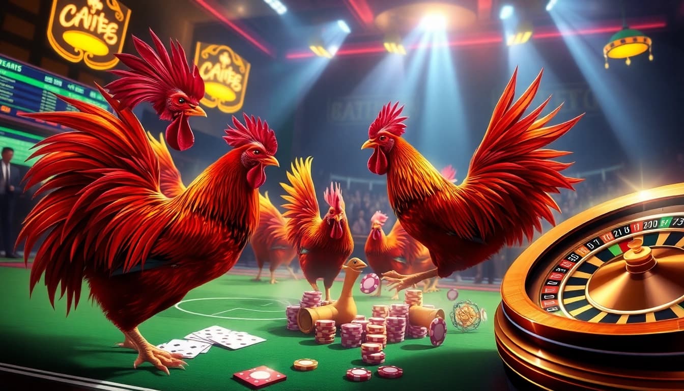Experience the excitement of đá gà thomo in a vibrant online gambling setting with competitive matches.
