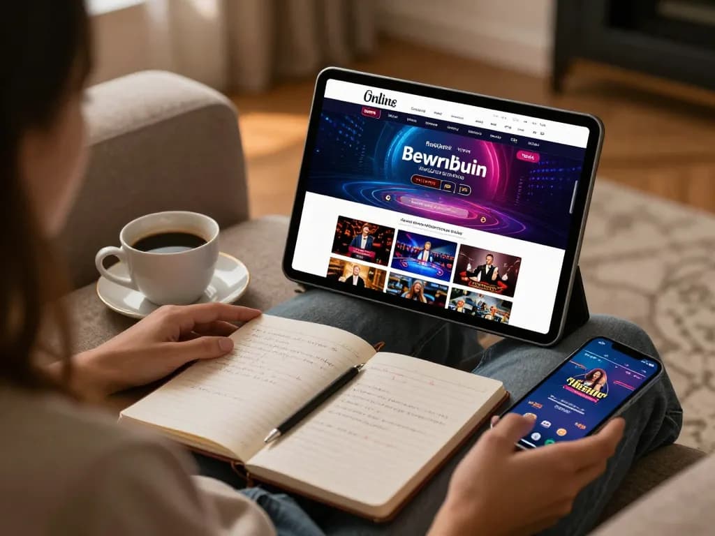 Enjoying the beste casino uden rofus experience on a tablet while cozy at home