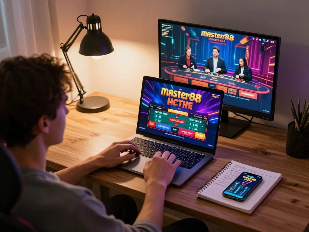 Pemainan online yang menarik di master88 dengan visual yang cerah dan pengaturan permainan yang strategis.