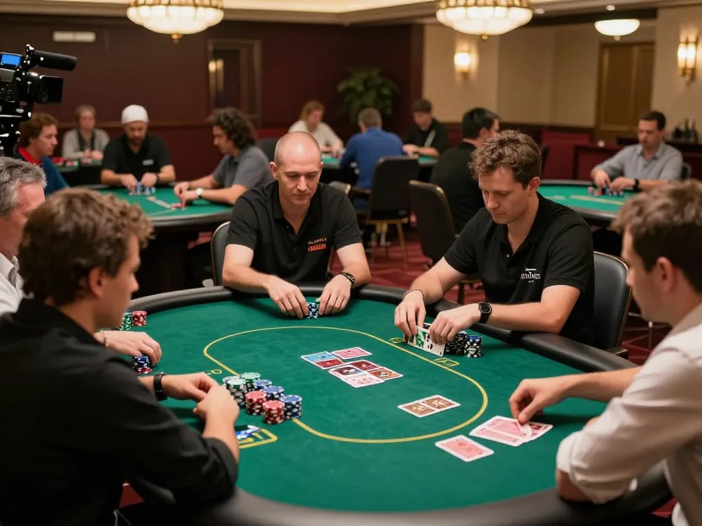 Winning strategies at high-stakes poker game featuring 789P experience and intense gameplay.