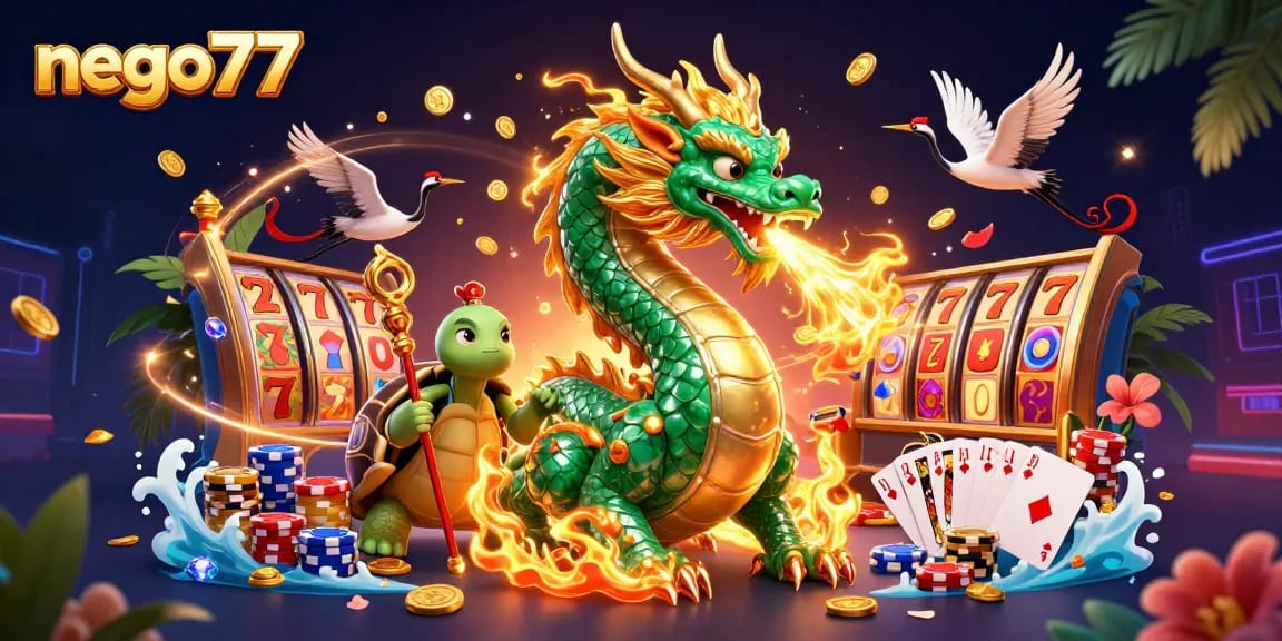Play thrilling slots to win big with nego77's high RTP games and dynamic visuals.
