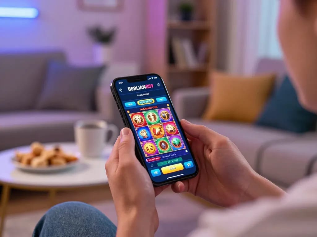 Play thrilling games and win big on BERLIAN889 mobile app, providing a luxurious gaming experience.