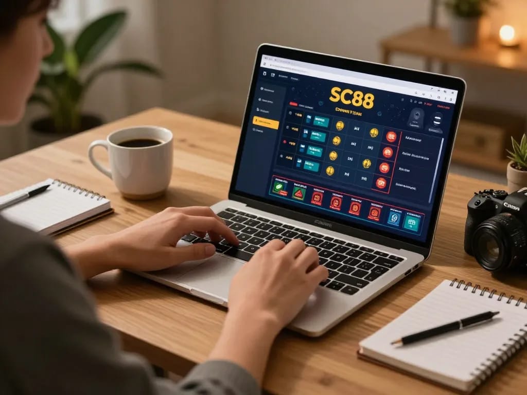Betting strategy in action on SC88 app, highlighting online casino gameplay.