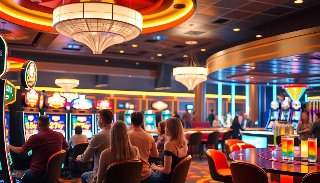 Engage with the thrilling world of Diwa 777 in a lively casino environment filled with excitement.