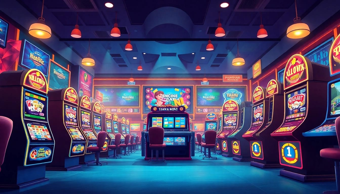 Nhatvip online gaming experience with vibrant casino elements and a secure atmosphere.