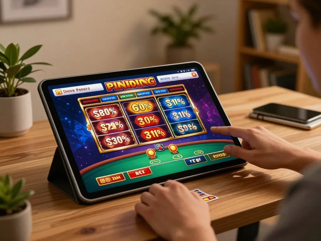 C168 users engage with online slots and poker games from their cozy home setting, promoting responsible gaming.