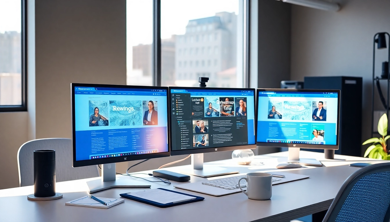 Engaging layout showcasing adult website hosting capabilities in a vibrant workspace.